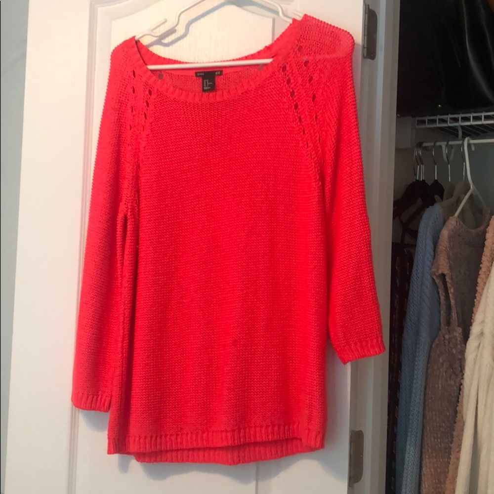 Bright Pink Sweater!